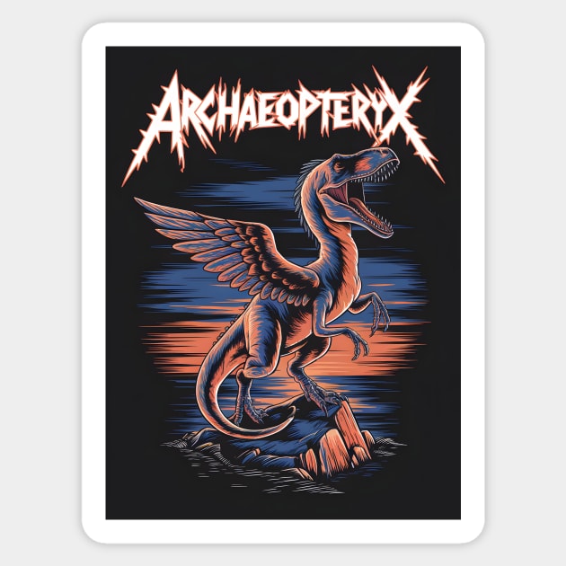 Archaeopteryx Sticker by animegirlnft